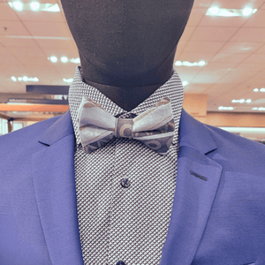 navy blue;drums bowtie