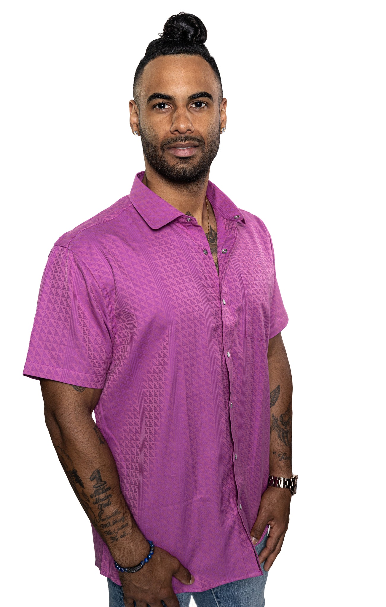 Raspberry;short sleeve