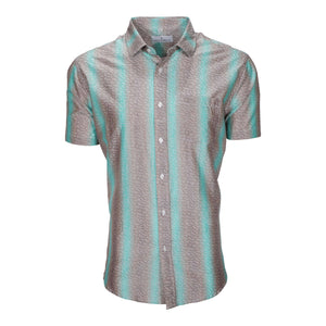 Mint; Mint and gray men's dress shirt folded