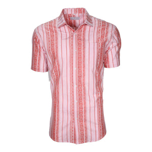 rose brick;Drums rose brick men's short sleeve dress shirt.
