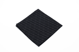 Black; Black Irian pocket Square