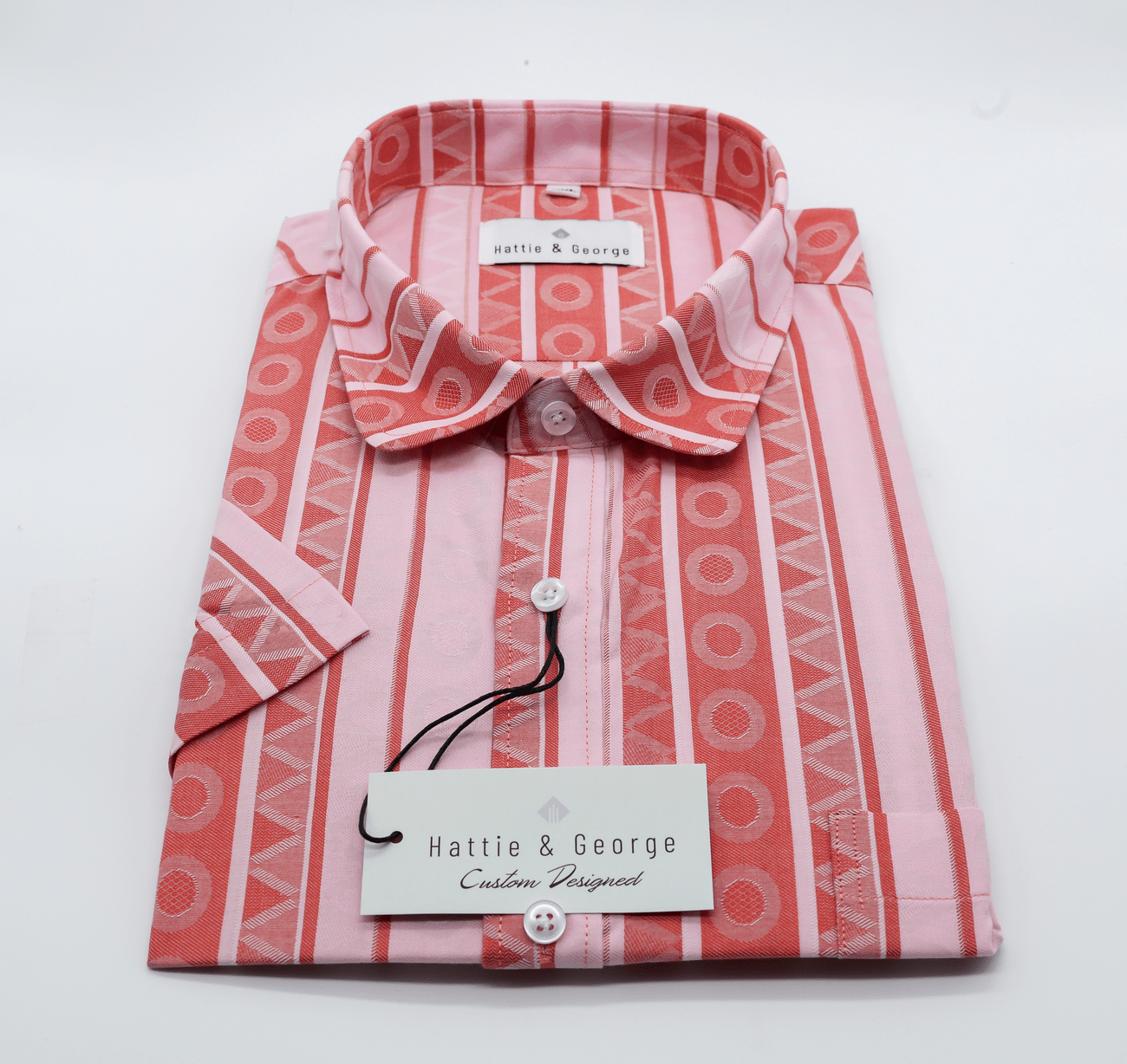rose brick;Drums rose brick men's short sleeve dress shirt.