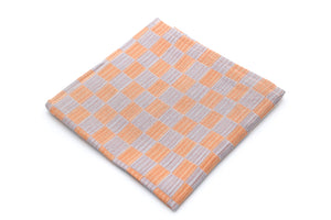 desert sands - ps tumeric/gray / basket weave / 10 x 10 inches